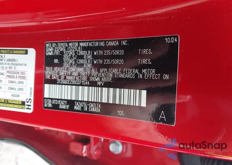 2025 Lexus Nx 350 Premium from USA, damaged, VIN 2T2GGCEZ9SC071544